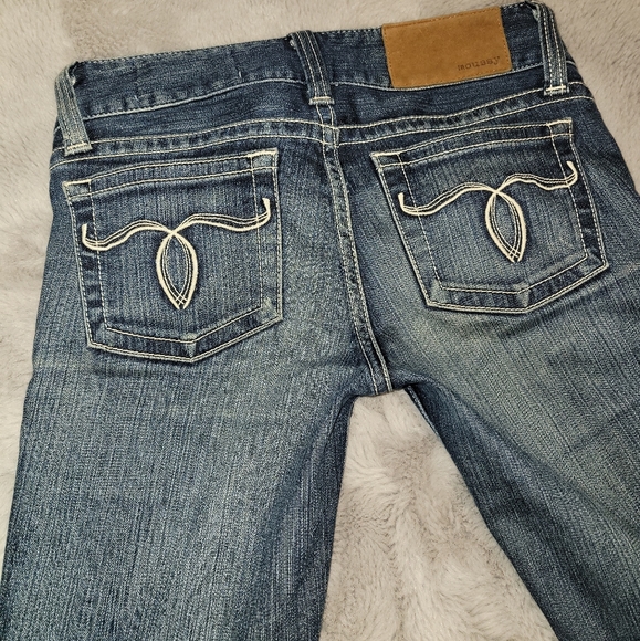 Moussy Vintage Denim Low Rise Jeans Women's Size 24 Luxury Old Money Japan - Picture 6 of 9